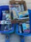 Large lot of VHS movies, includes large plastic tubs with lids
