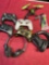 Assorted controllers, head phones, etc. 7 pieces