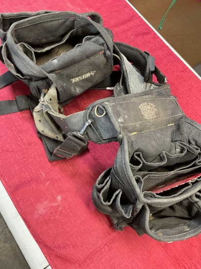 Dead on tool belt & pouch with Husky pouch