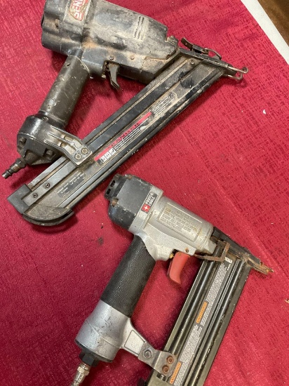 Serco & Porter Cable pneumatic nailers. 2 pieces