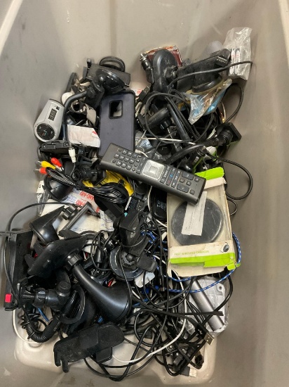 Large lot of cell chargers, cell stands, chargers, etc