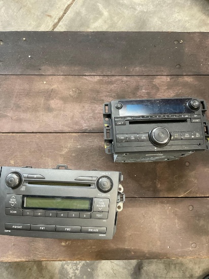 Car radios. 2 pieces