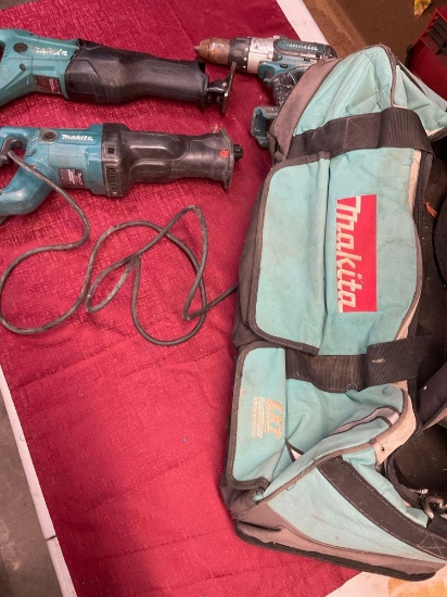 Makita items. 4 pieces