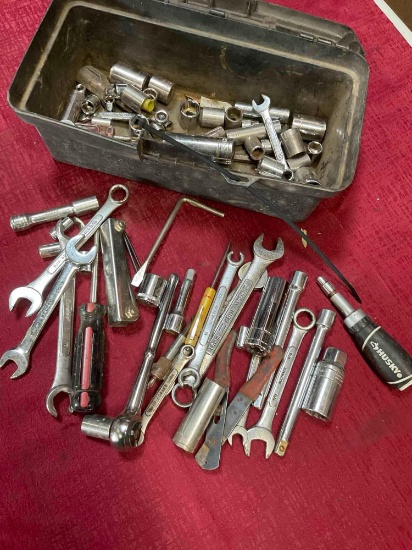Tool box and assorted tools