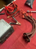 Honda car radio, jumper cables, funnel, etc. 5 pieces