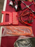 Hyper Tough 2 ton jacks stands, step, strap, wire , etc. 7 pieces