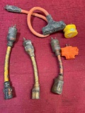 Assorted electrical adaptors. 6 pieces