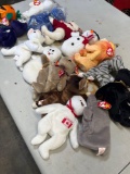 Assorted TY beanie babies all with tags. 15 pieces