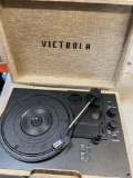 Victrola portable suitcase record player. Untested no cords