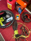 Automobile items. cables, wheel cover, gasoline container, etc. 6 pieces