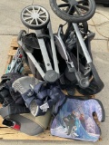 Strollers, infant carriers, etc. 7 pieces