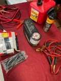 Car items. Jumper cables, gasoline conditioner, Boss audio system, etc