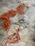 Rope & electrical cords. 5 pieces