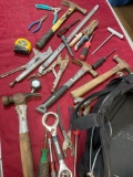 Calvin Klein bag and assorted tools. 20 pieces