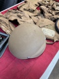 Military, Tactical gear, helmet, shovel. 13 pieces