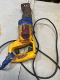 Dewalt saw, turned on