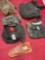 Assorted tools bags and belt attachments. 6 pieces