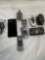 Grouping of assorted, Cell phones, & cases etc. 9 pieces