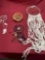 Dream catchers and basket. 4 pieces