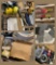 Grouping of car parts & Misc. items, New and used, Paint, Lubricants, Floor mats etc.