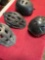 Assorted helmets. 4 pieces
