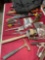 Backpack and assorted tools/ items. Over 30 pieces