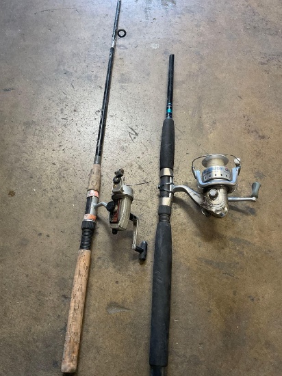 Broken rods & Bruiser and Ryobi reels
