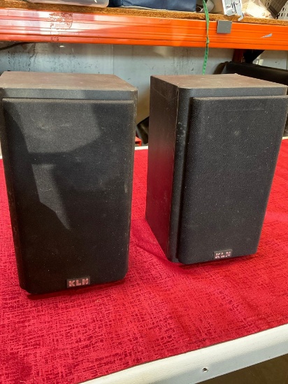 11" Set of KLH model 911B speakers
