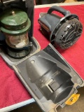 Coleman propane lantern with case & Mr Heater Little Buddy