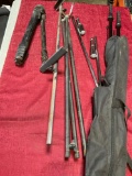 Tripods & exposition replacement poles for advertisement flags( no flags).