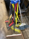 Assorted rooms, dust pans , etc. 12 pieces