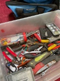 Kobalt tool bag and assorted tools/ items. Over 30 pieces