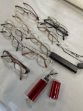 Grouping of assorted glasses. 12 pieces