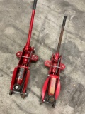 Service jacks, work, with handles . 2 pieces