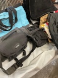 Cross body bag, Kodak camera bag, lap top back, etc. 8 pieces