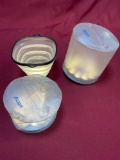 Solar lights, Collapsible & Inflatable. 3 pieces all work