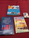 Grouping of Books and Deck of Cards. 4 pieces