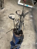Ping golf bag & 18 golf clubs