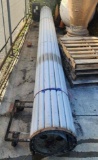 Roll up door 20' x 4', comes with two brackets, used as storm window.