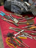 Nextravel duffle bag and assorted tools. 30 pieces