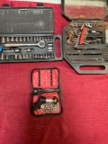 Socket sets, etc. 3 sets