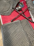 Sum shade, mats, pump, speaker wire, etc. 7 pieces