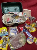 Flambeau Tackle box with assorted fishing tackle