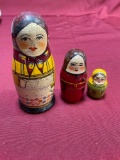 Vintage Russian nesting dolls