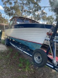 26' Lyman Cruisette Hard Top, / Loadmaster trailer 302 V8 ( Runs) CF 2402 TG