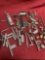 Assorted sockets, etc. Over 60 pieces