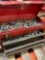 Craftsman tool box and assorted tools. Over 70 pieces