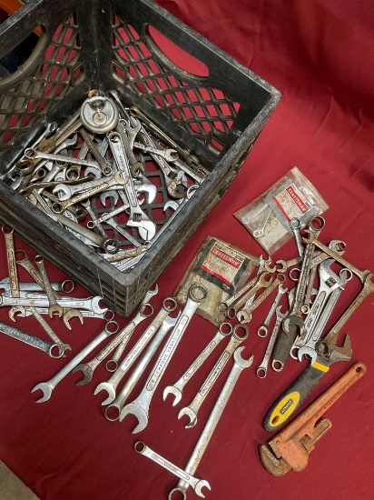 Assorted tools. Over 60 pieces. Crate not included