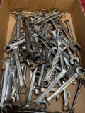 Assorted Box wrenches. Over 40 pieces