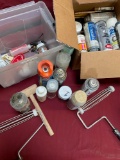 Assorted sprays,, rollers, items